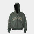Zip Hoodie Y2K - Black
