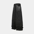 Retro Denim Full Rhinestone Design Baggy Jeans