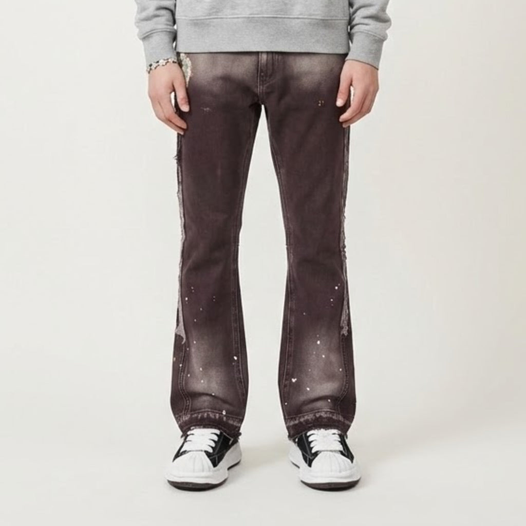 AOPATCHI — FLARED DENIM