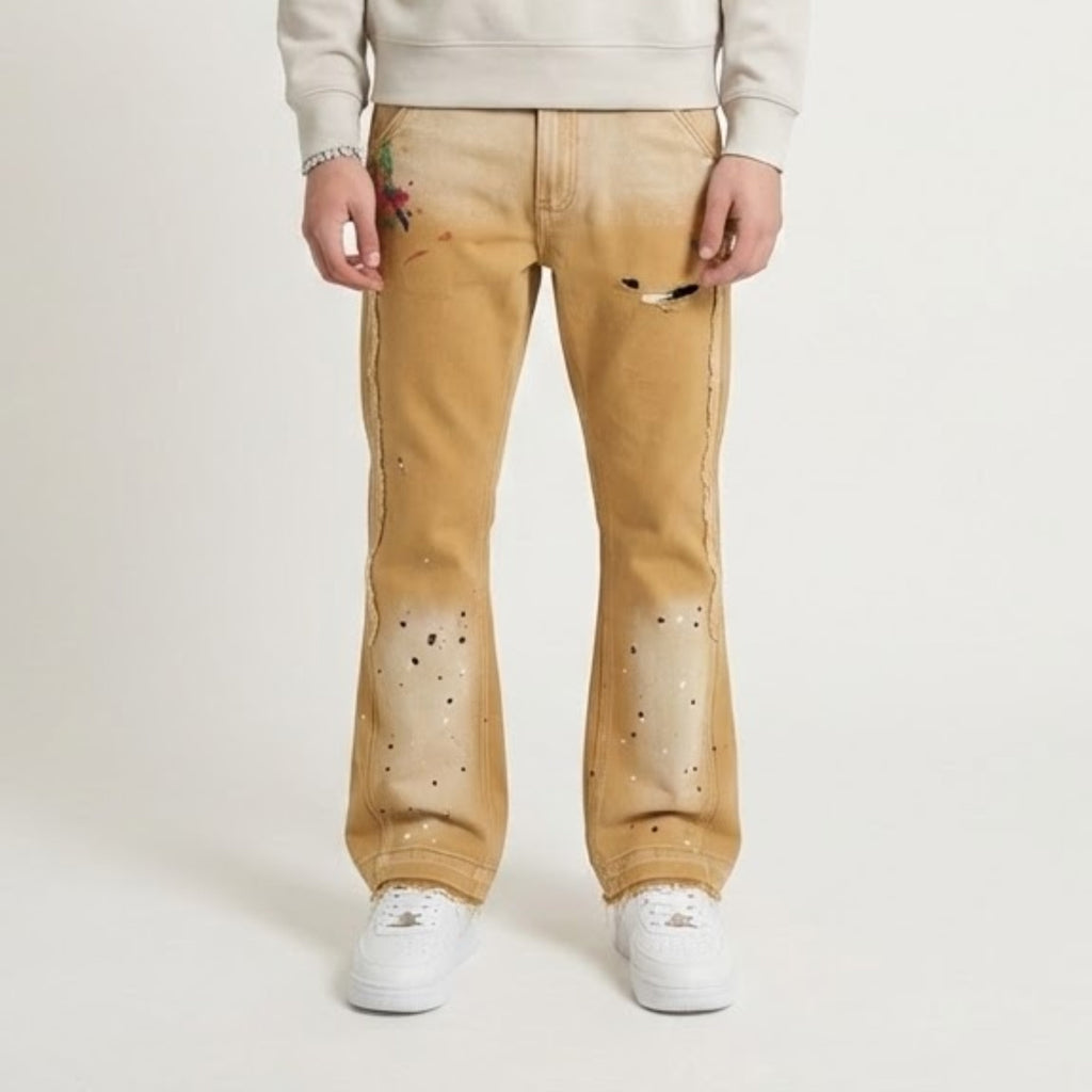 AOPATCHI — FLARED DENIM
