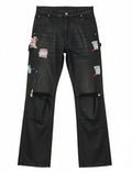 AOPATCHI — FLARED DENIM