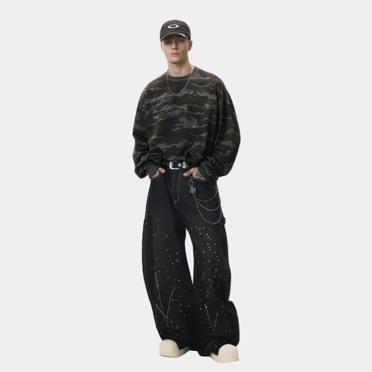 Camo Boxy Fit Longsleeve