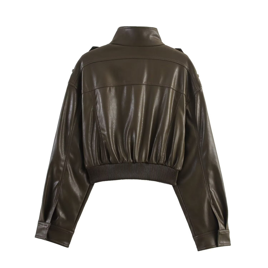 Zarel Leather Jacket