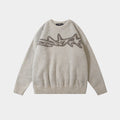 'Tribal' Knitted Sweater - Black