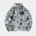 Vintage Warm Cross Fleece Jacket