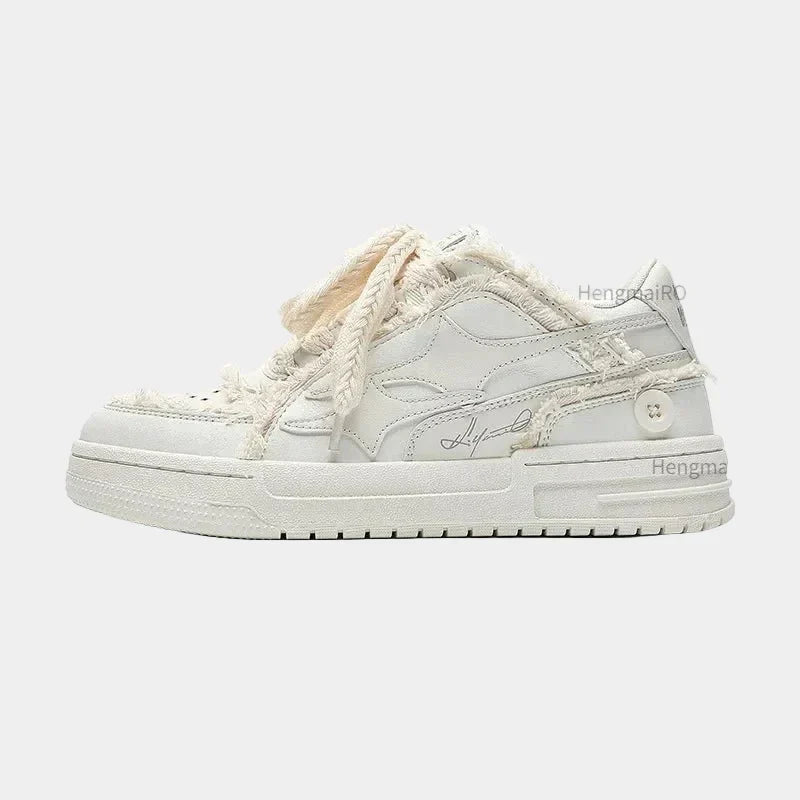 Fur sneakers